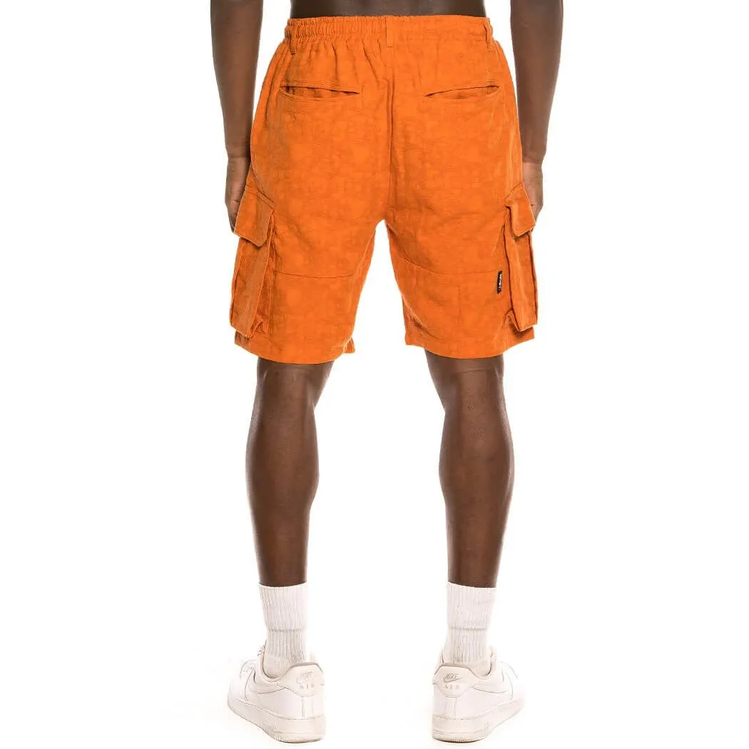 Grimey Liveution Cargo Shorts Brown
