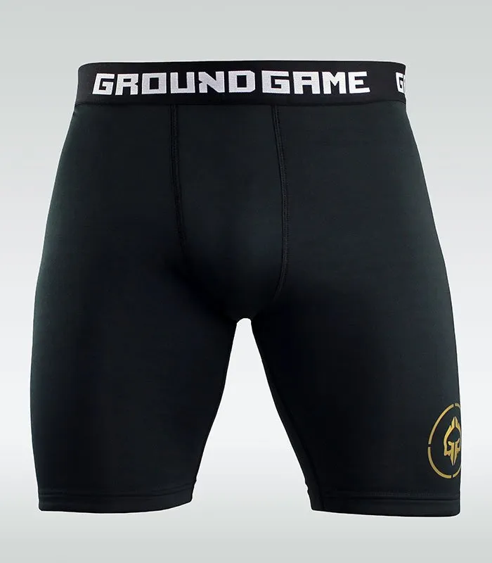 Ground Game Athletic Gold Vale Tudo Shorts