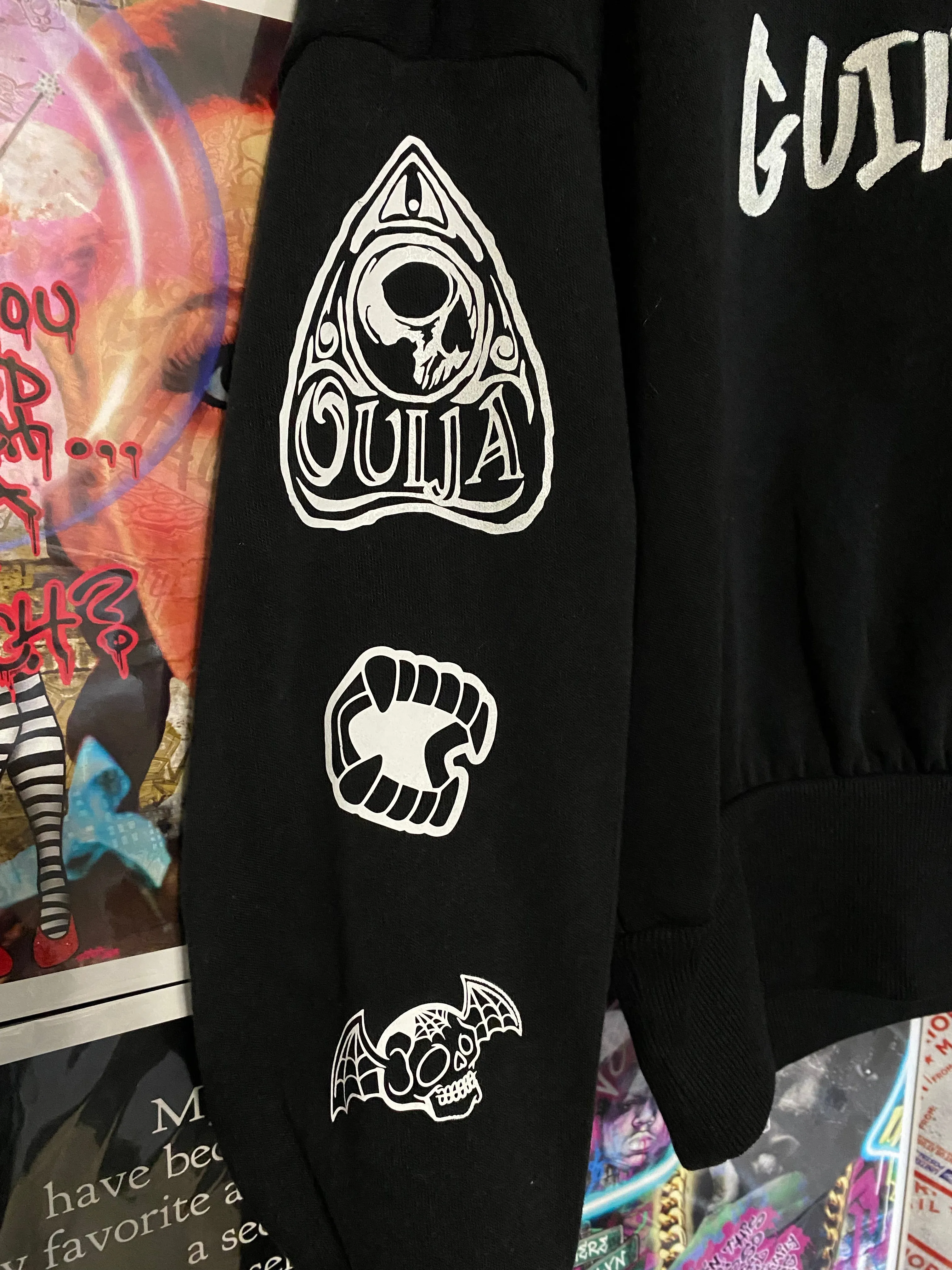 Guilty Chaos custom designed crop top sweatshirt SZ. SMALL 1of1