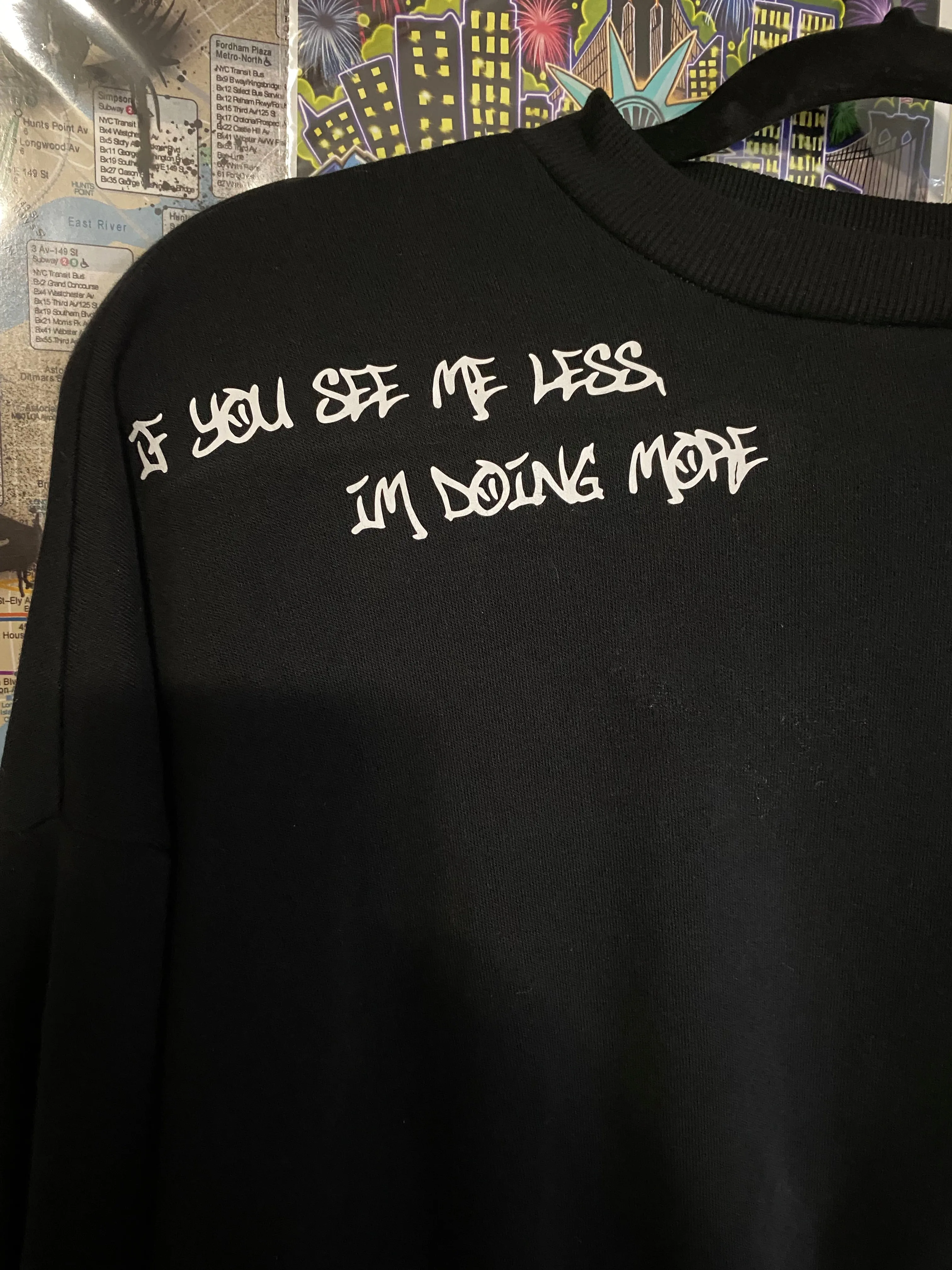 Guilty Chaos custom designed crop top sweatshirt SZ. SMALL $ 1of1