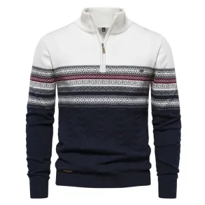 High-Quality Retro-Patterned Roezeva Jumper
