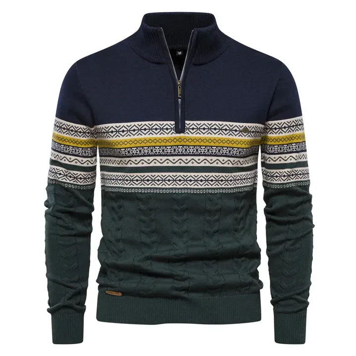 High-Quality Retro-Patterned Roezeva Jumper