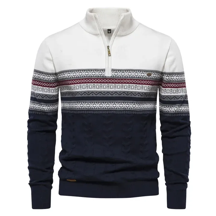 High-Quality Retro-Patterned Roezeva Jumper
