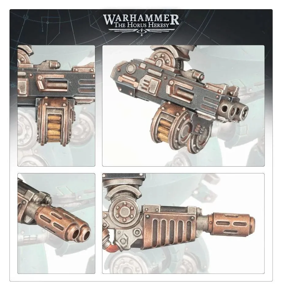 Horus Heresy: Legiones Astartes Contemptor Dreadnought Weapons Frame 1