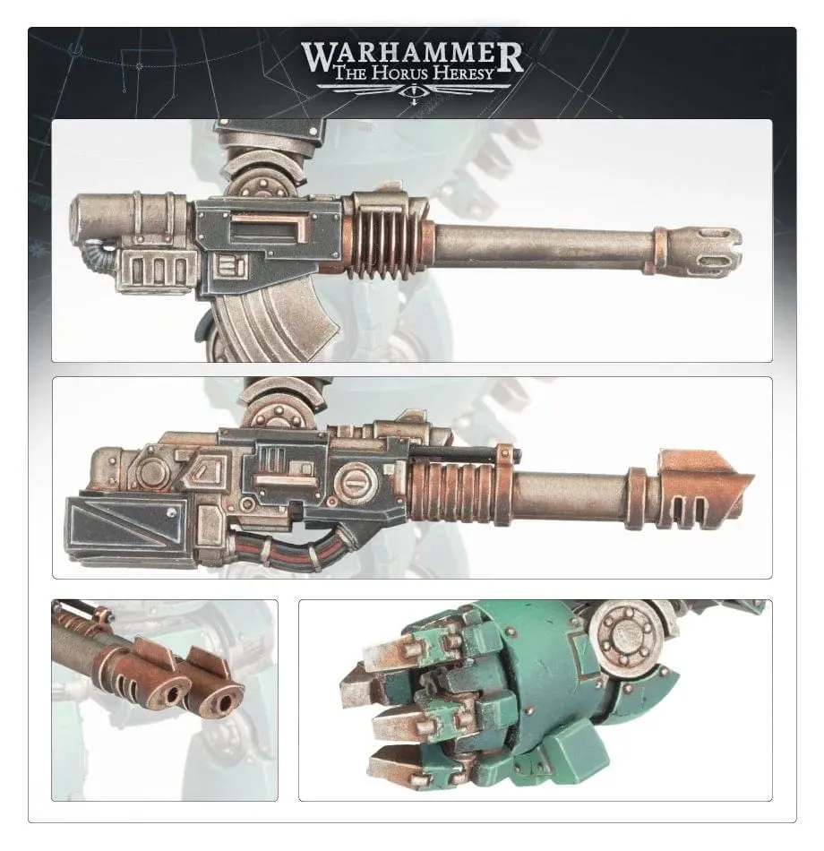 Horus Heresy: Legiones Astartes Contemptor Dreadnought Weapons Frame 1
