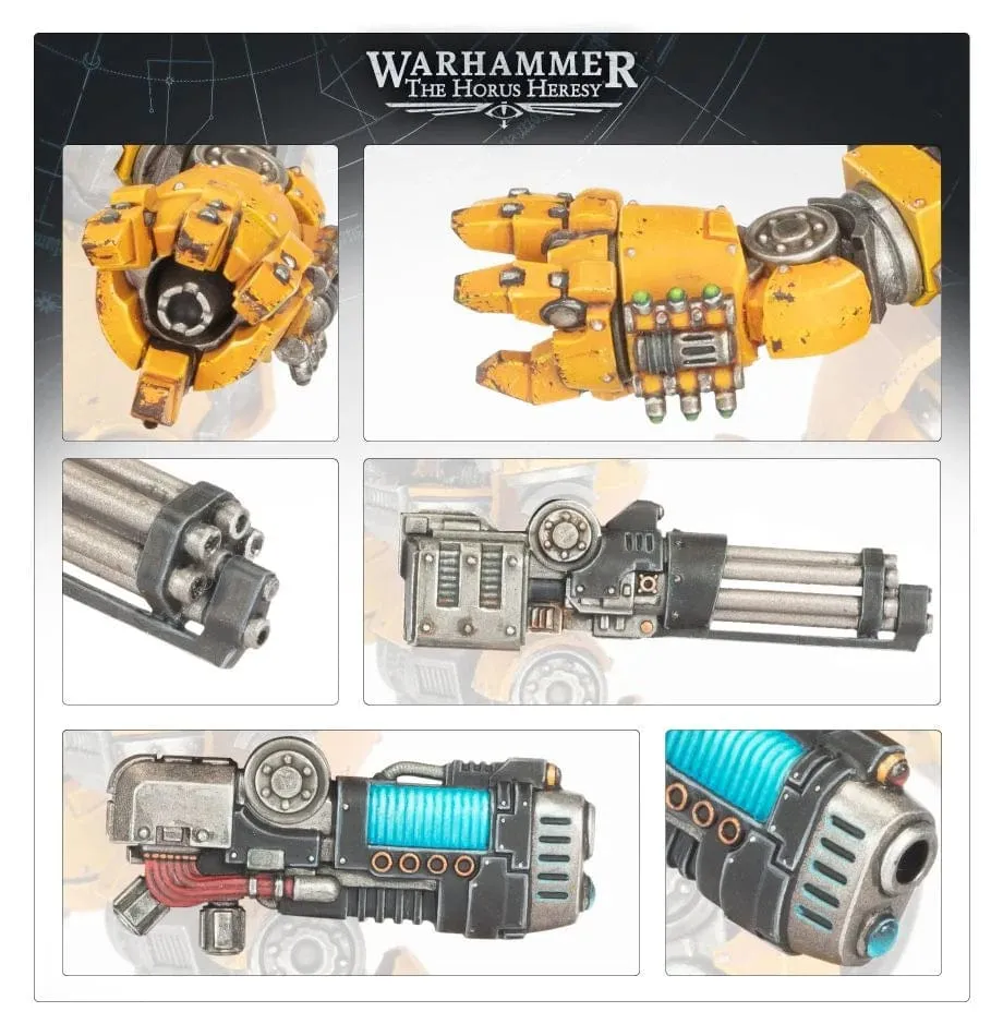 Horus Heresy: Legiones Astartes Contemptor Dreadnought Weapons Frame 2