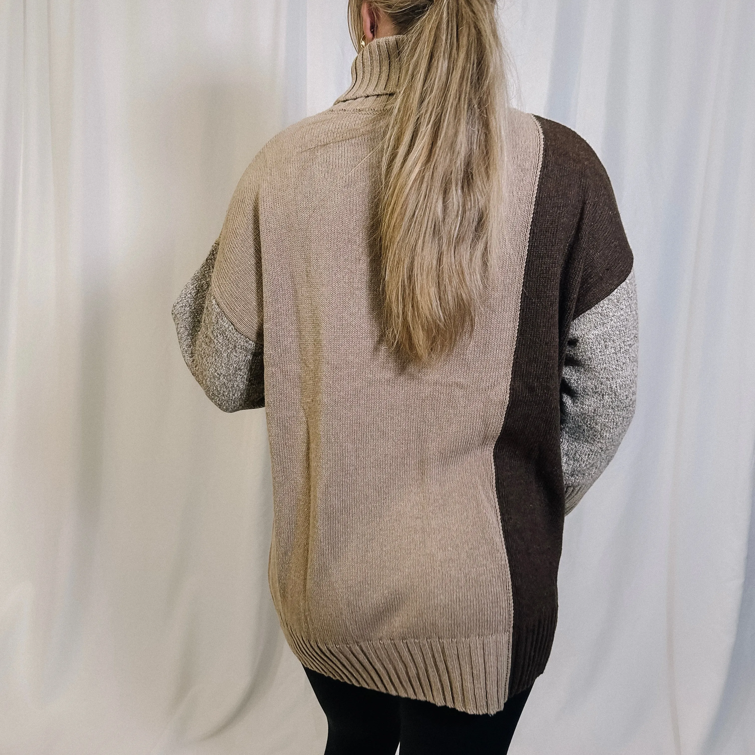 Hot Cocoa Turtleneck Sweater - LAST ONE