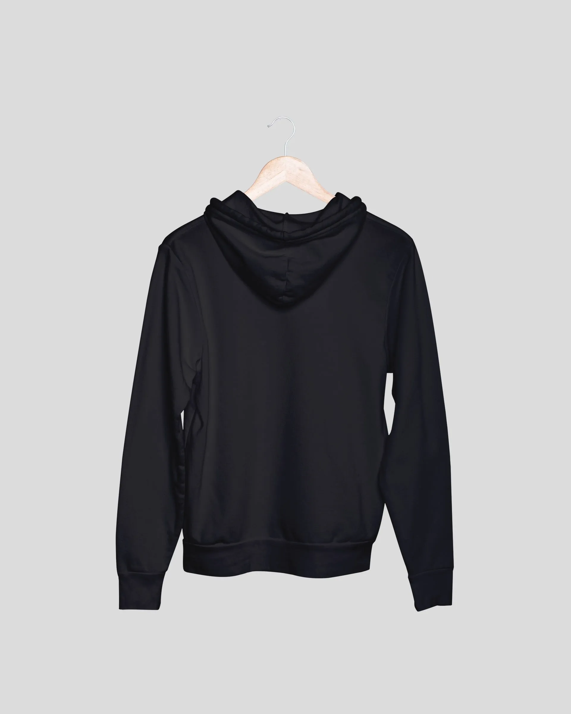 I Love You to the Moon and Back Couple Hoodies - Black Oversized Fit Hoodies