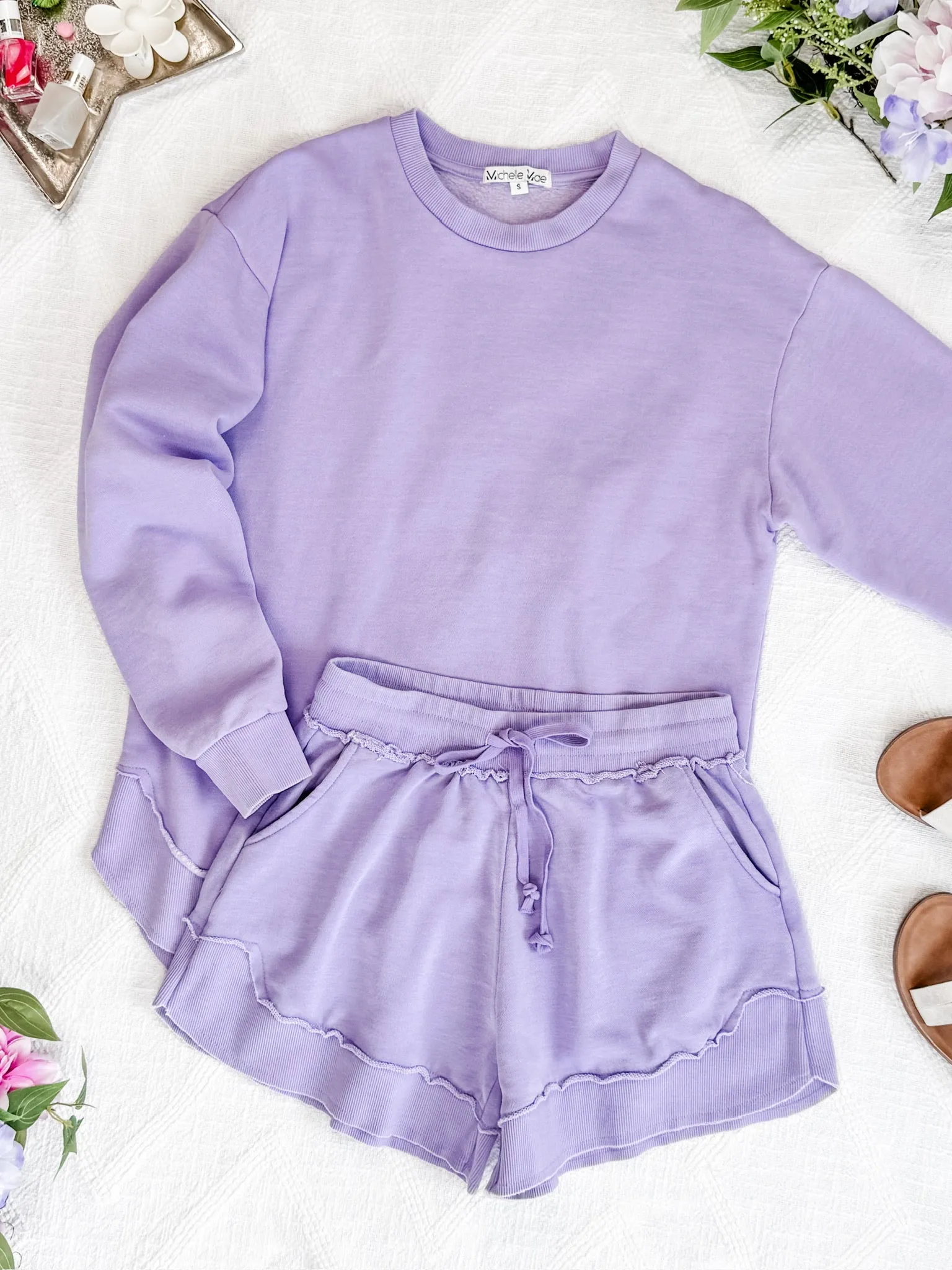 IN STOCK Vintage Wash Pullover - Lavender