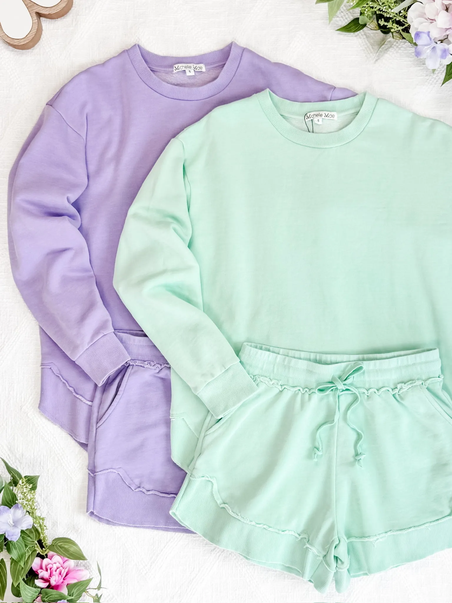 IN STOCK Vintage Wash Pullover - Lavender