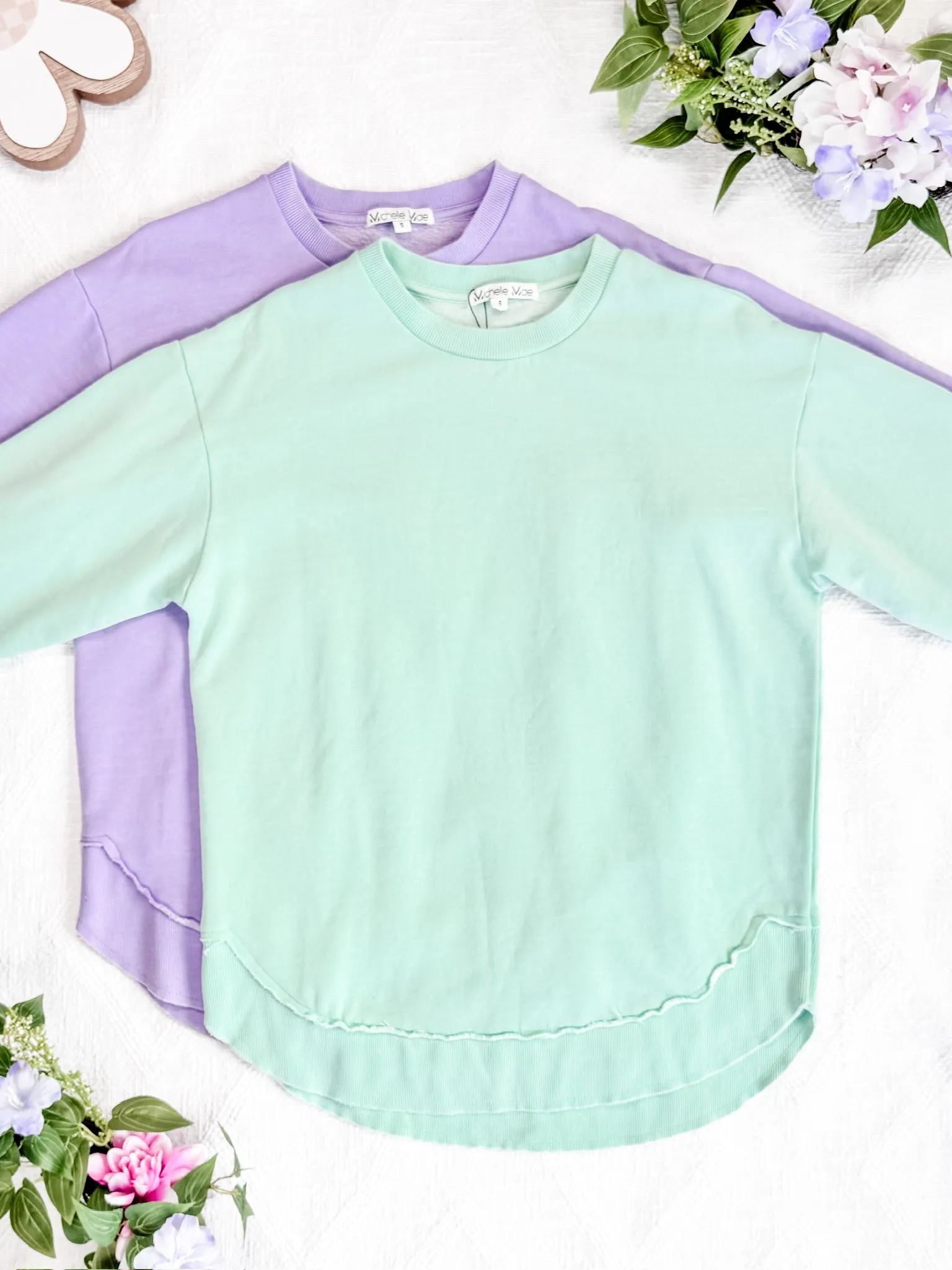 IN STOCK Vintage Wash Pullover - Lavender
