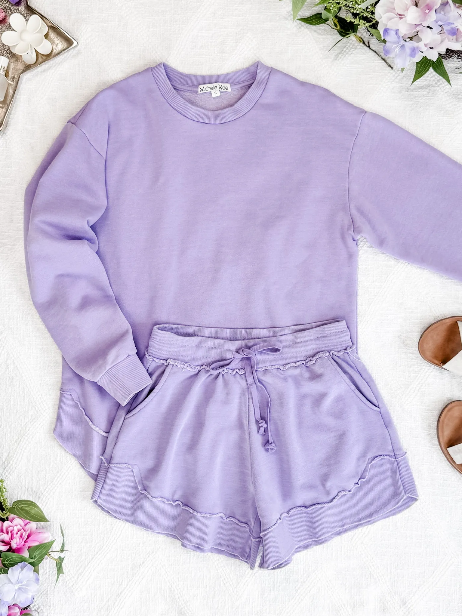 IN STOCK Vintage Wash Pullover - Lavender