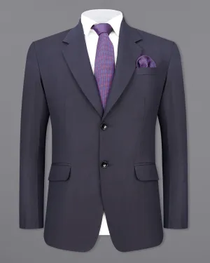 Iridium Gray Single-Breasted Blazer