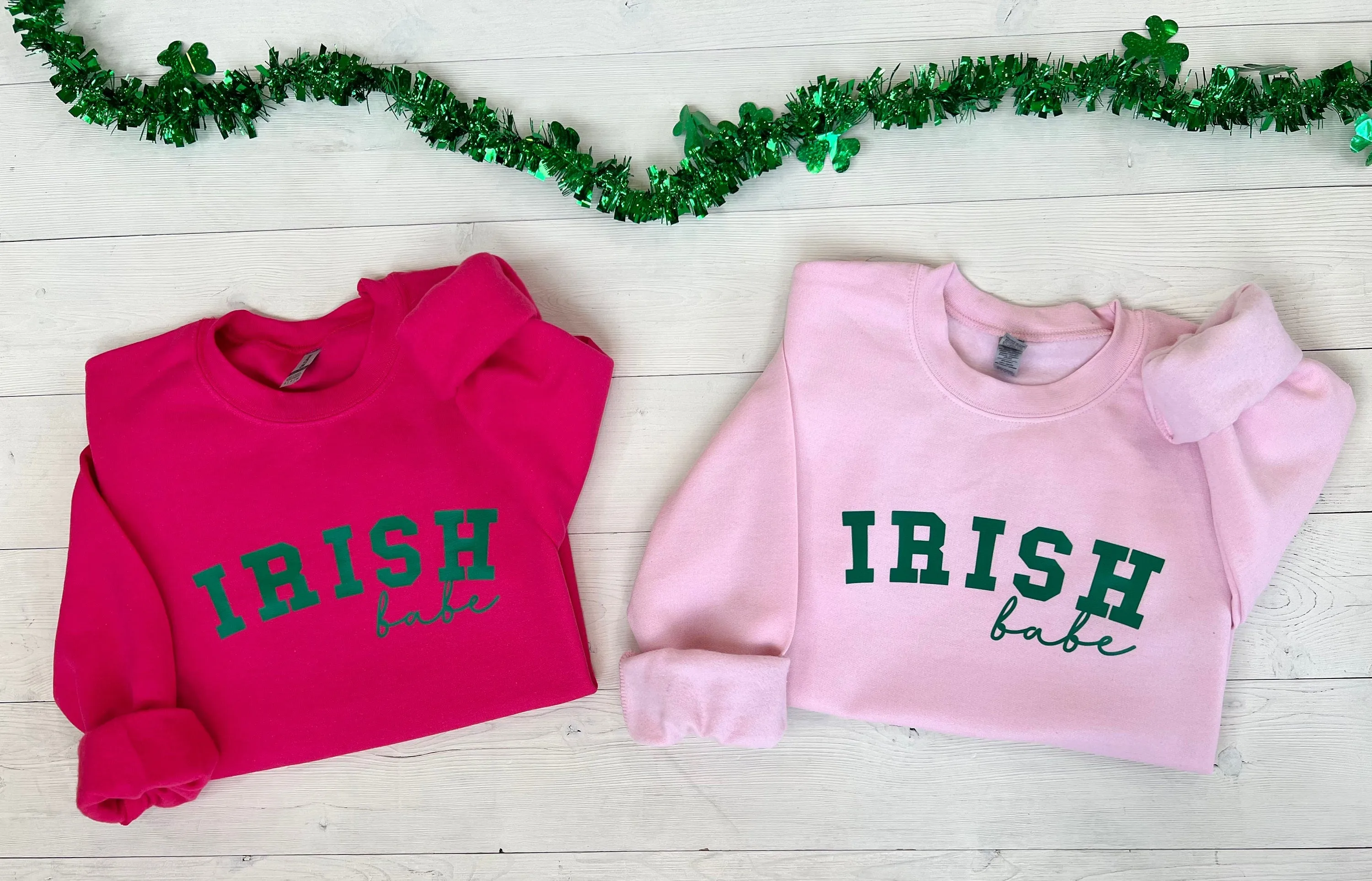 Irish Babe St. Patricks Day Sweatshirts