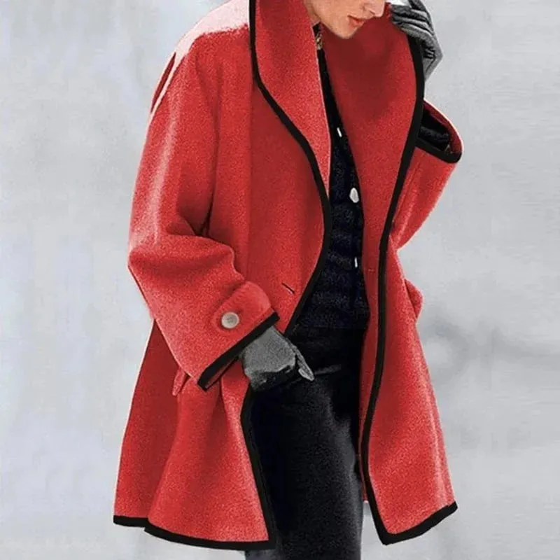 Isobel™ - Relaxed Contrast Trim Coat