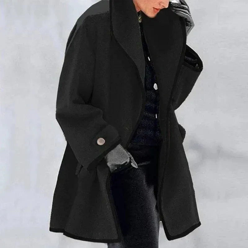 Isobel™ - Relaxed Contrast Trim Coat