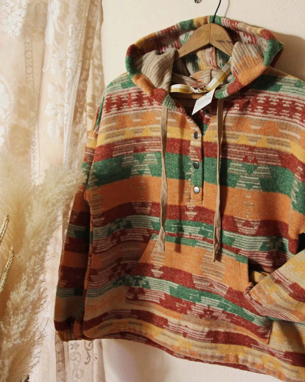 Jackson Pullover Jacket in Rust