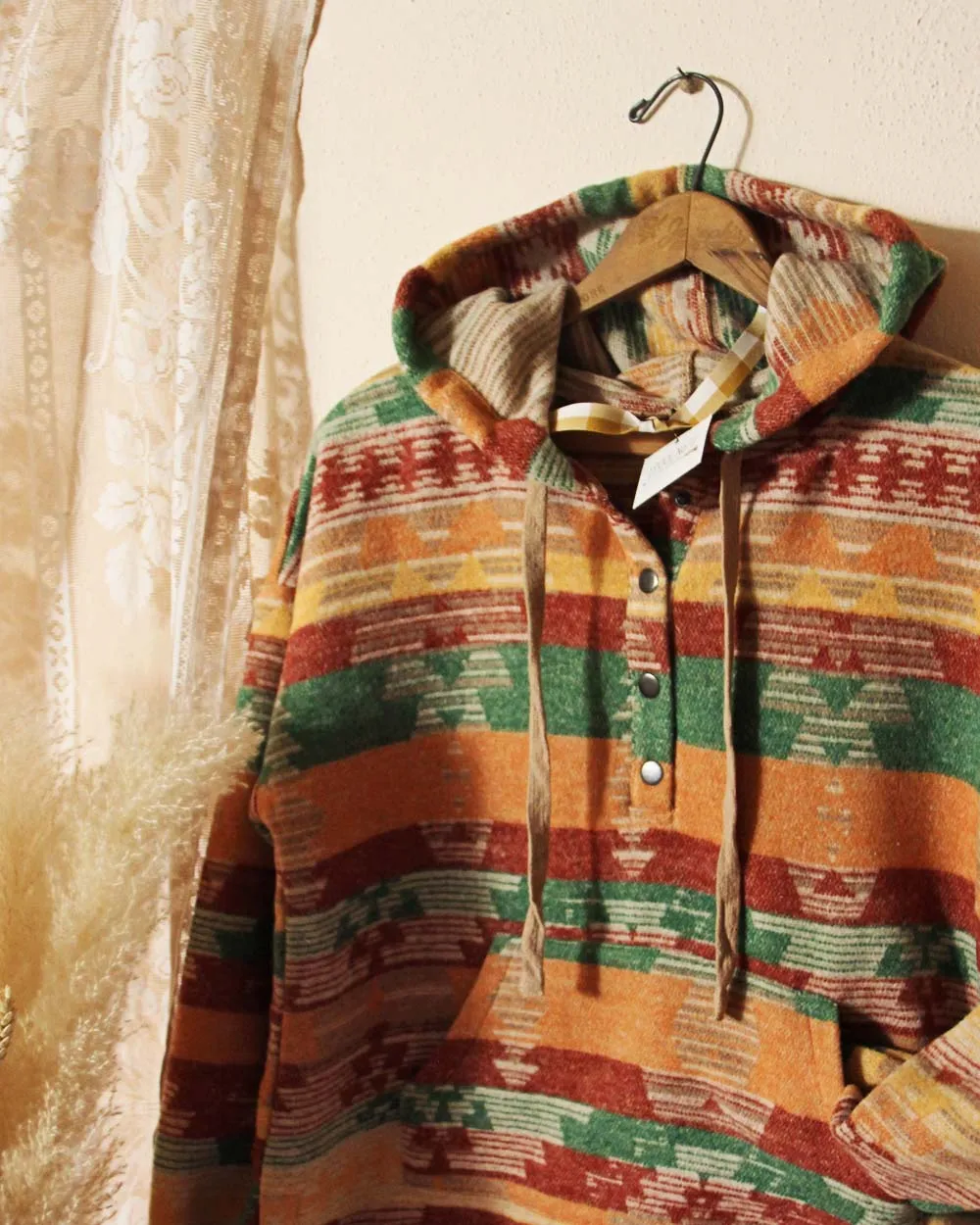Jackson Pullover Jacket in Rust