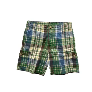 Janie & Jack Toddler Plaid Cargo Shorts 2T #7347
