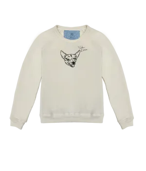 Kid's Custom Pet Portrait Classic Crew Pullover