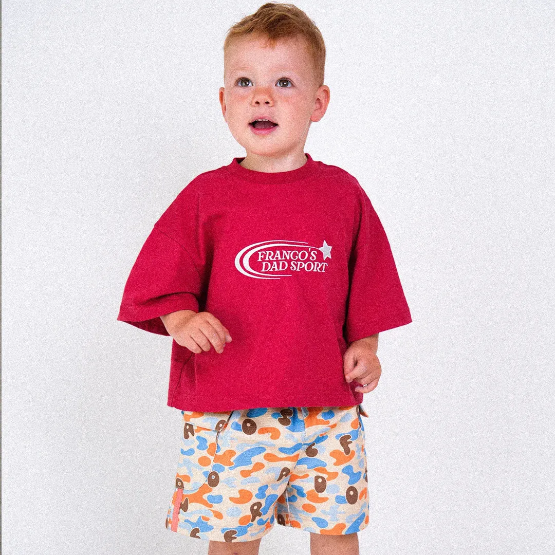 Kids Spell It Out Cargo Shorts - Camo Print