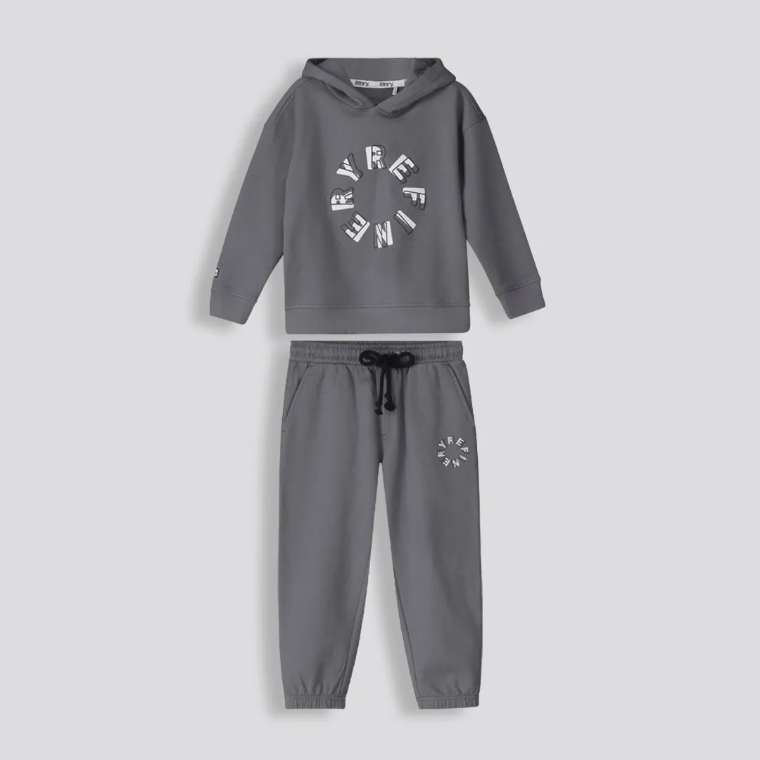 Kids Statement Track Pants _ 159750 _ Charcoal