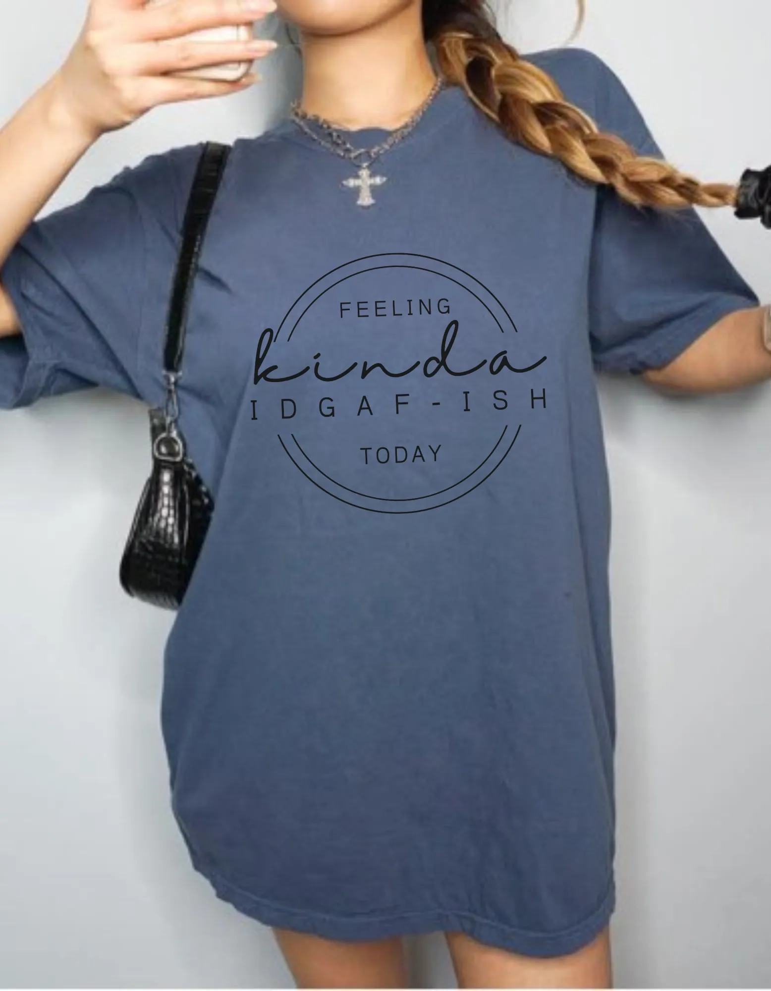 Kinda IDGAF-ISH Graphic Tshirt