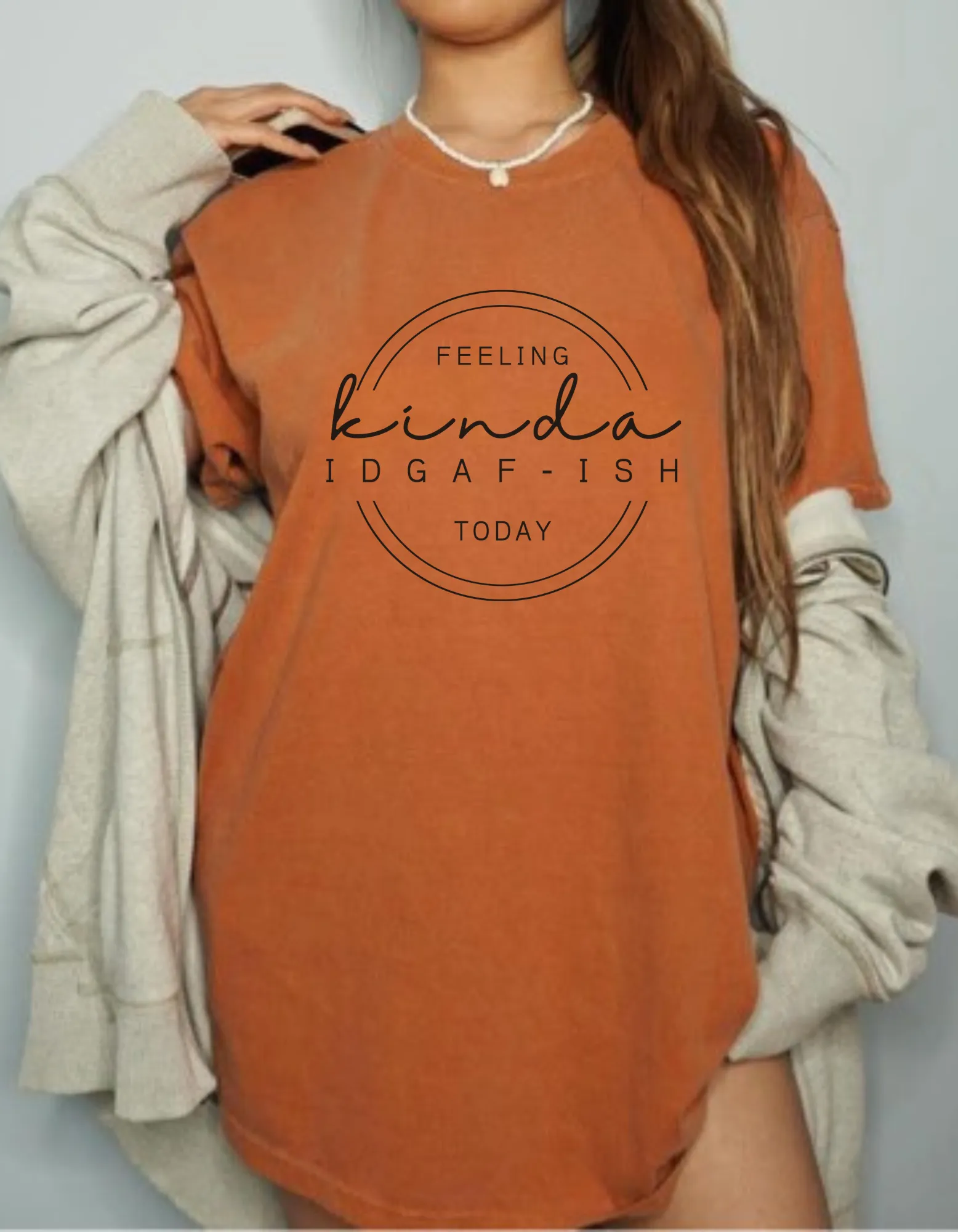 Kinda IDGAF-ISH Graphic Tshirt