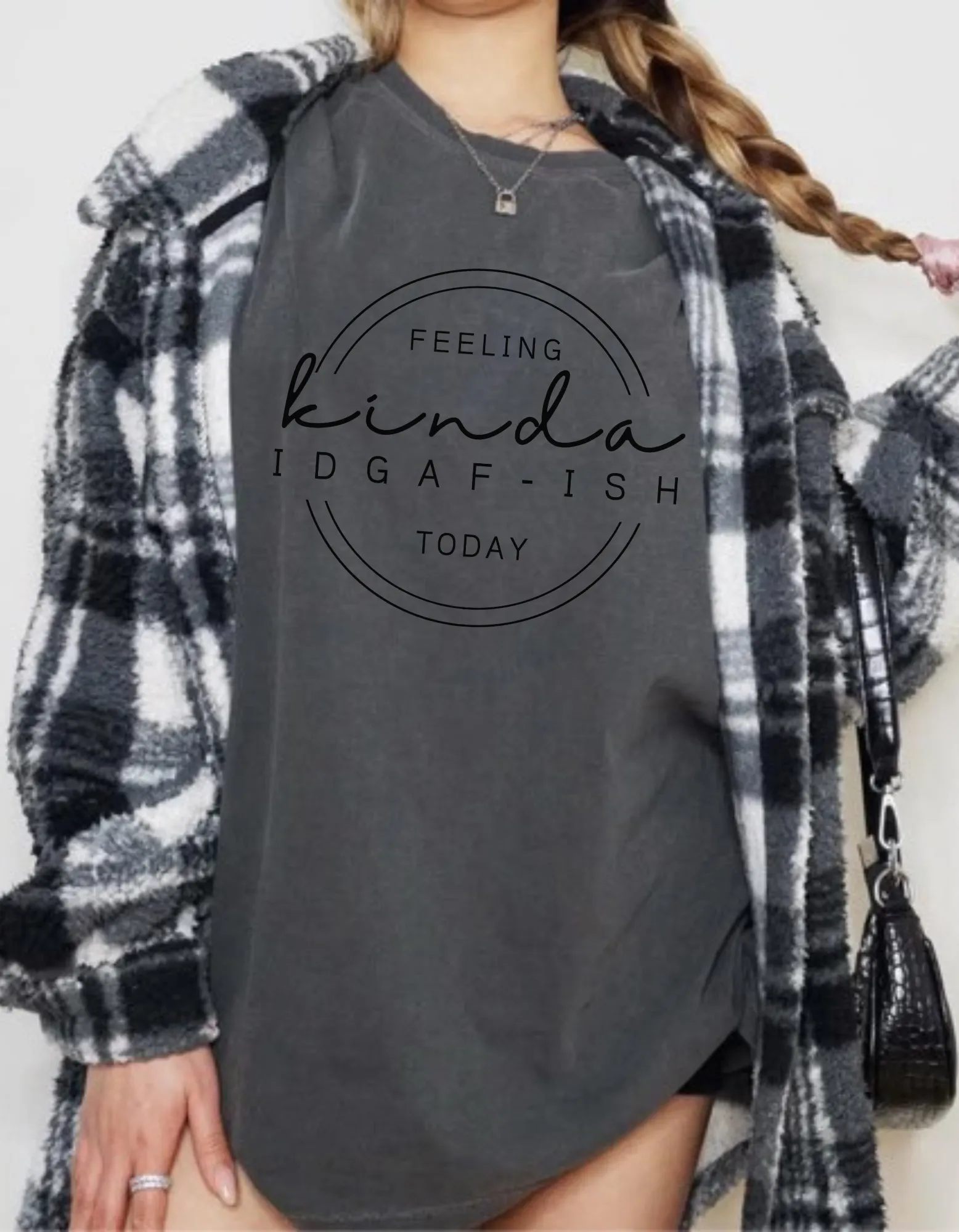 Kinda IDGAF-ISH Graphic Tshirt