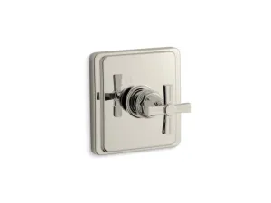 KOHLER K-TS13135-3B Pinstripe Rite-Temp(R) valve trim with cross handle