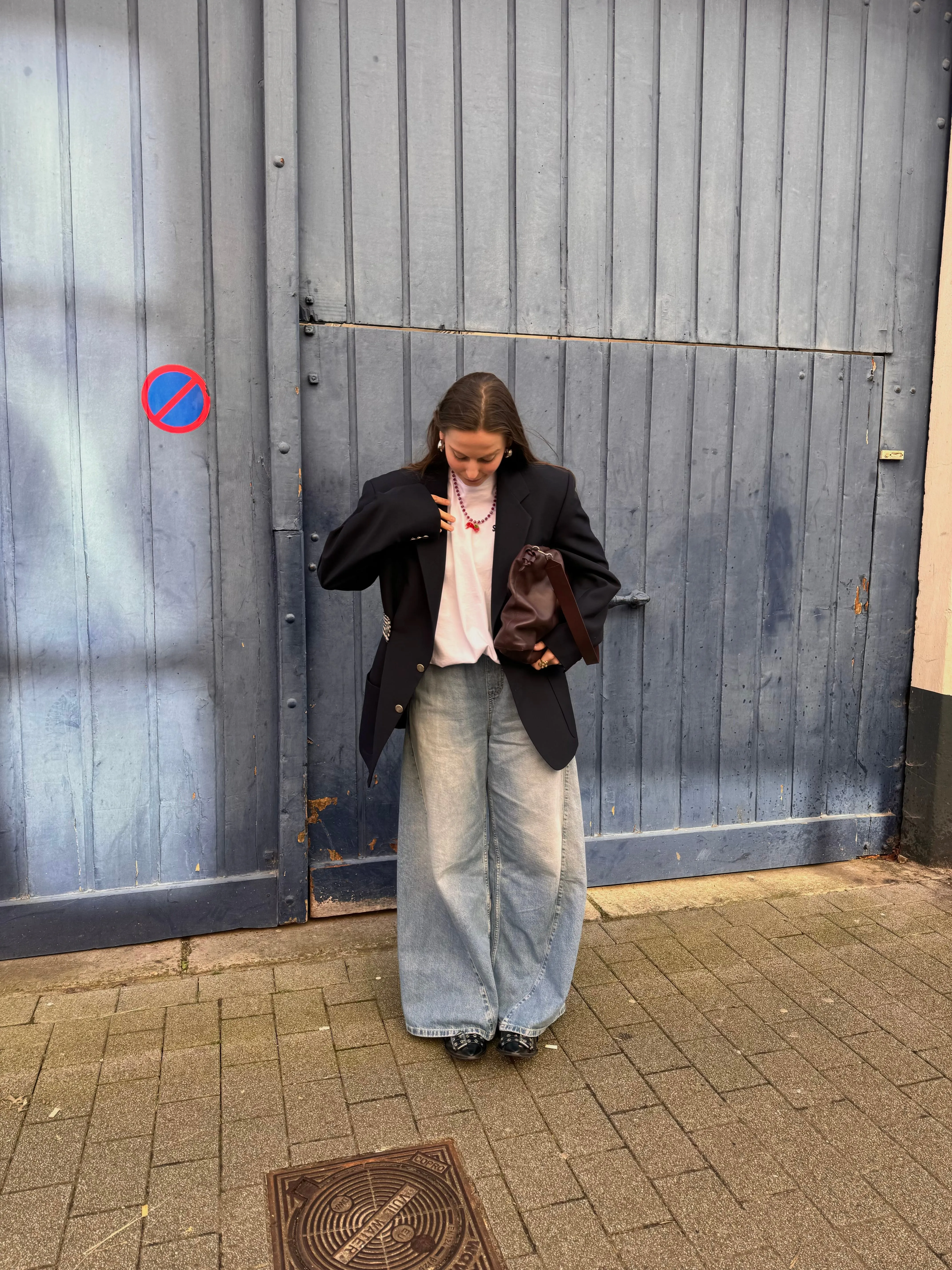 “LA VESTE ENVELOPPE,, upcycled blazer