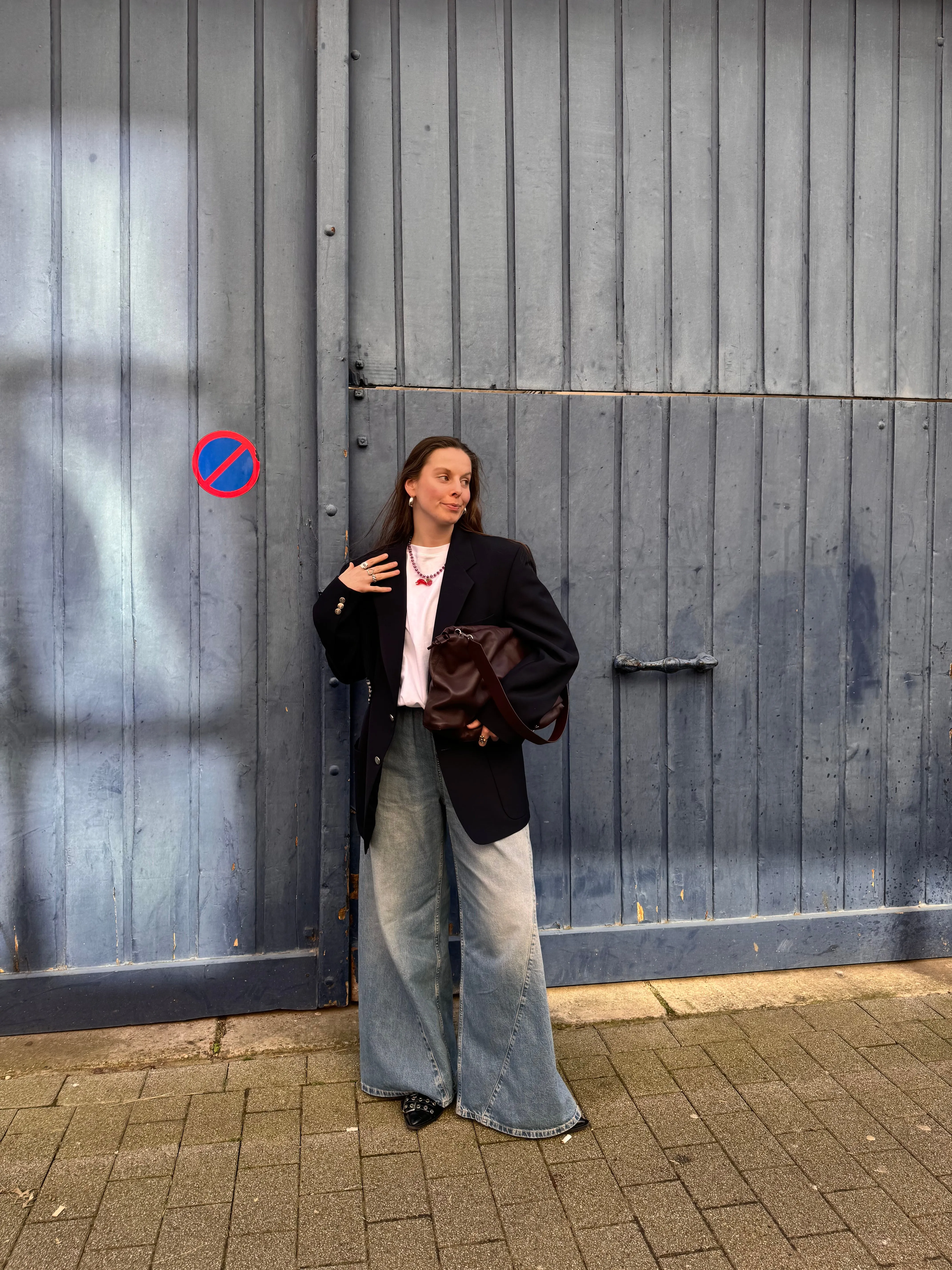 “LA VESTE ENVELOPPE,, upcycled blazer