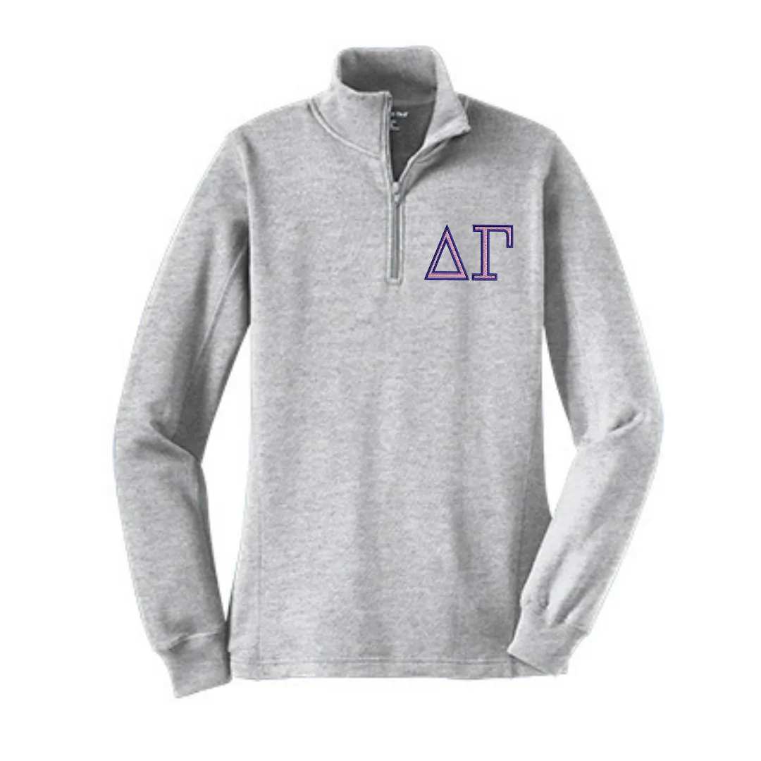 Ladies Monogrammed Quarter-Zip Pullover