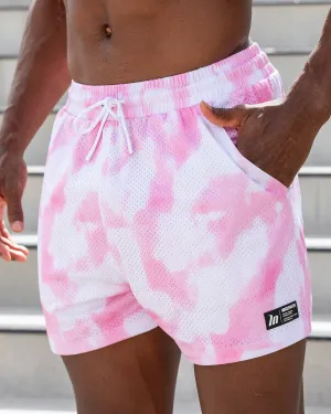 Lay Up 3.5" Shorts - Pink Skies Print
