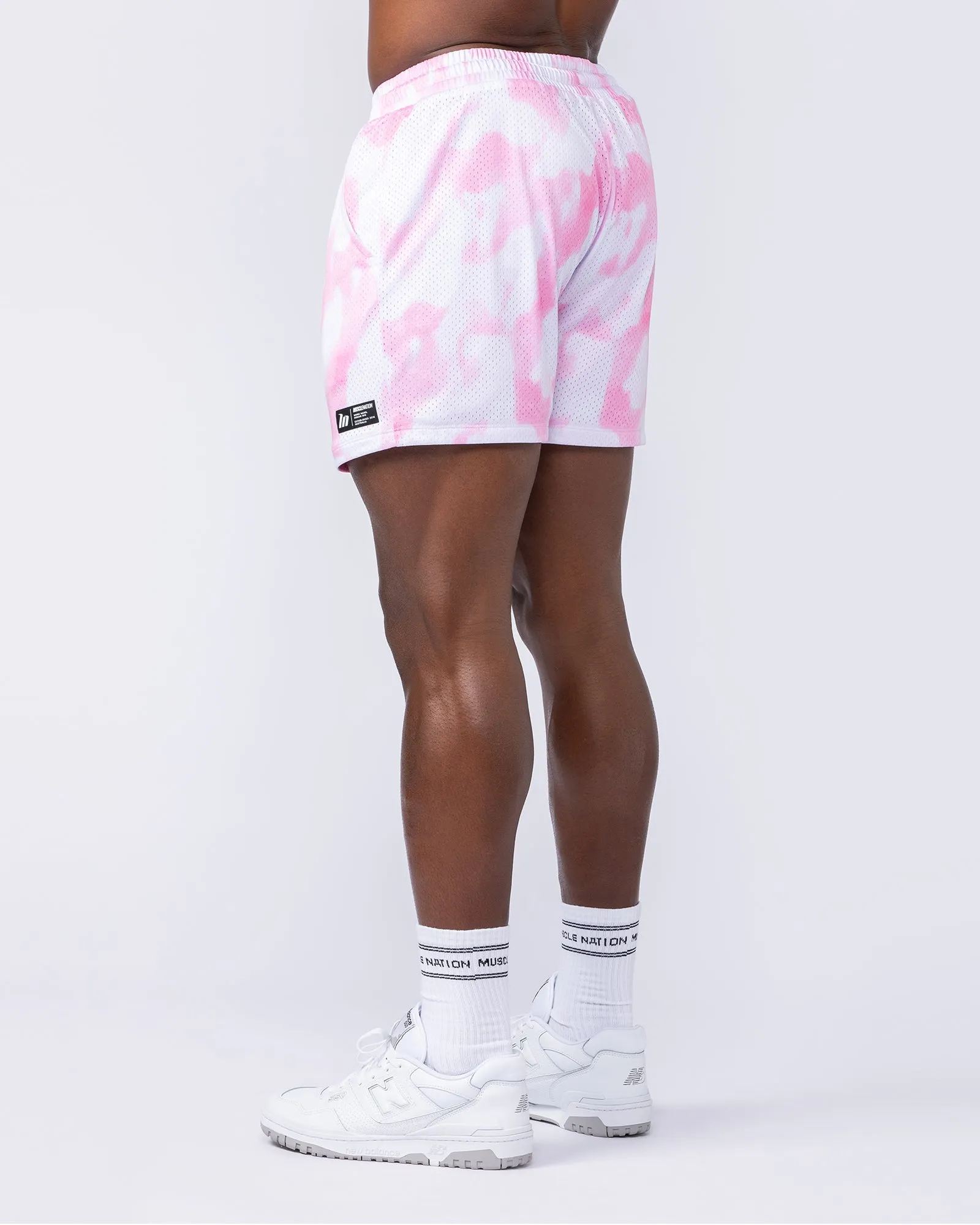 Lay Up 3.5" Shorts - Pink Skies Print