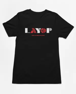 LAYOP RETRO Tee [Black-Red-White]