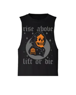 Limited Edition "HALLOWEEN" Women's Custom Cut Crop Muscle Tee (2024)