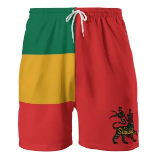 Lion Of Judah Athletic Rasta Shorts