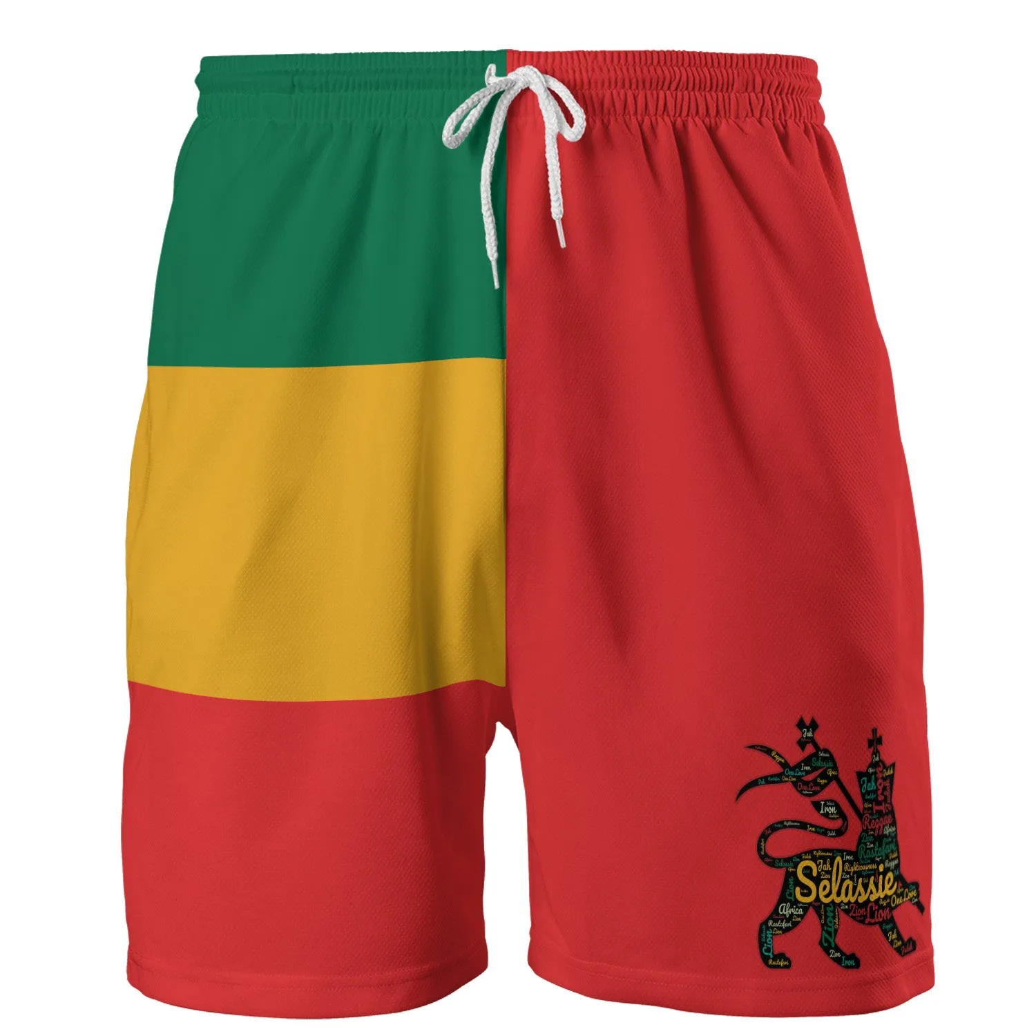 Lion Of Judah Athletic Rasta Shorts