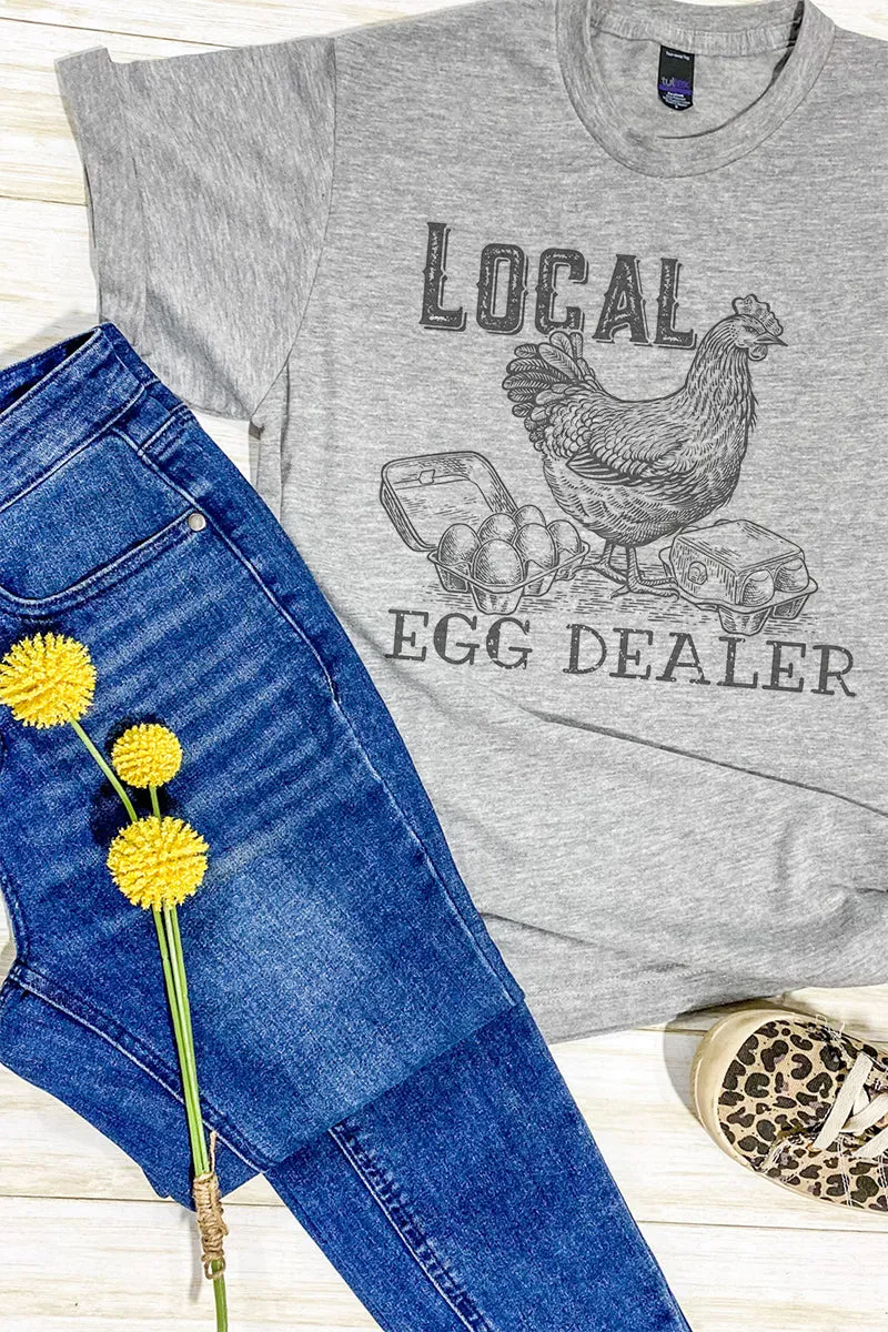 Local Egg Dealer Unisex Poly-Rich Blend Tee
