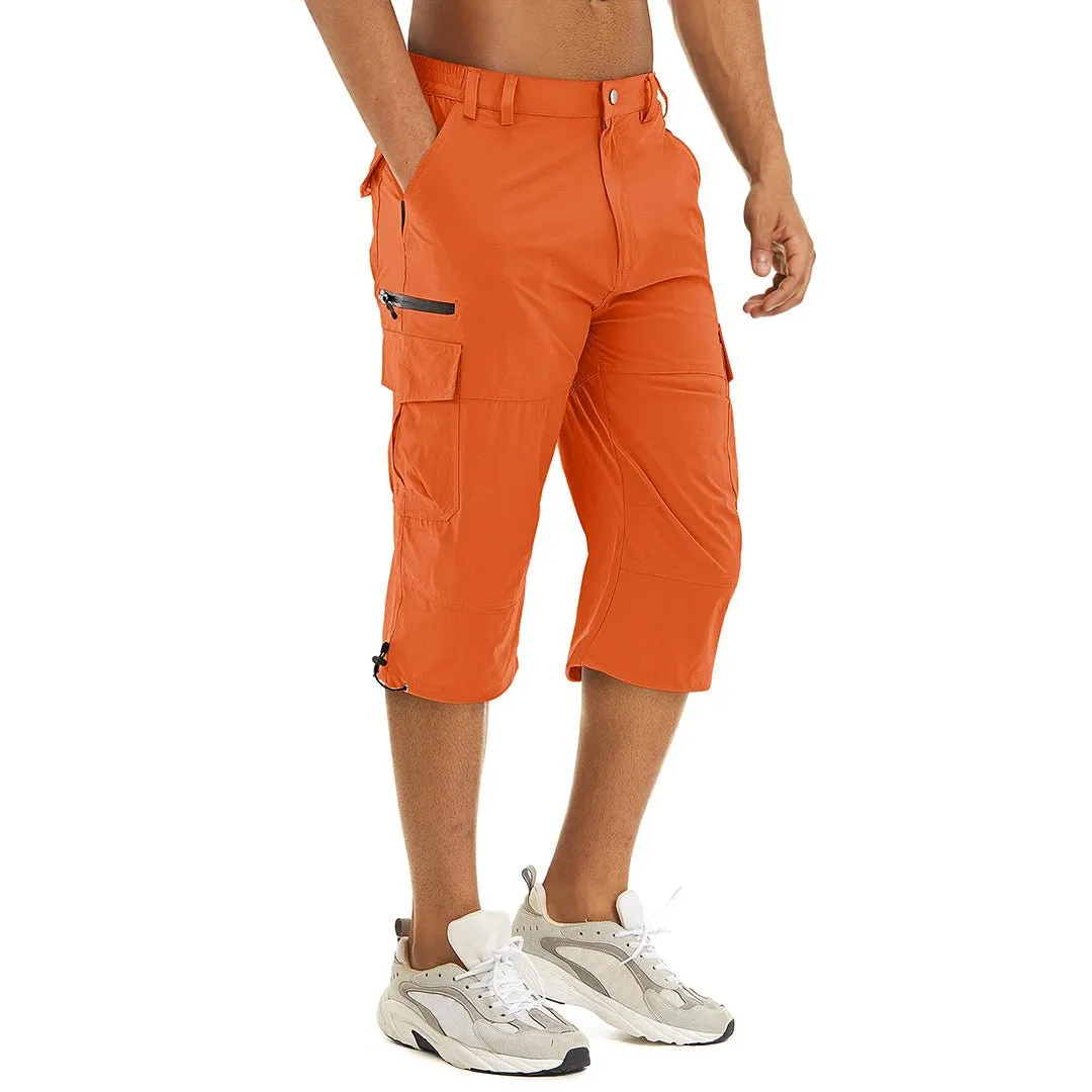 Logan - Men's Hiking Shorts 3/4 Quick-Dry Cargo Shorts