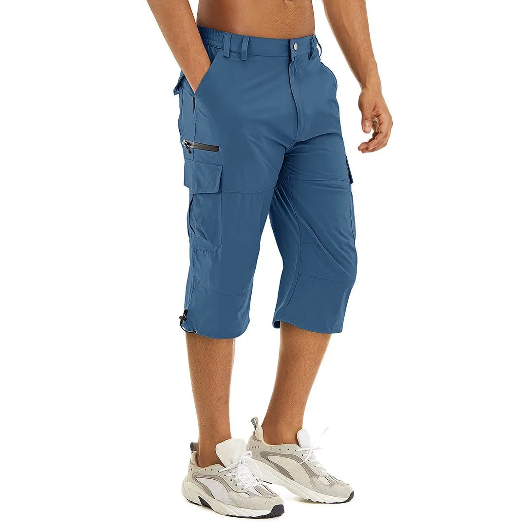 Logan - Men's Hiking Shorts 3/4 Quick-Dry Cargo Shorts