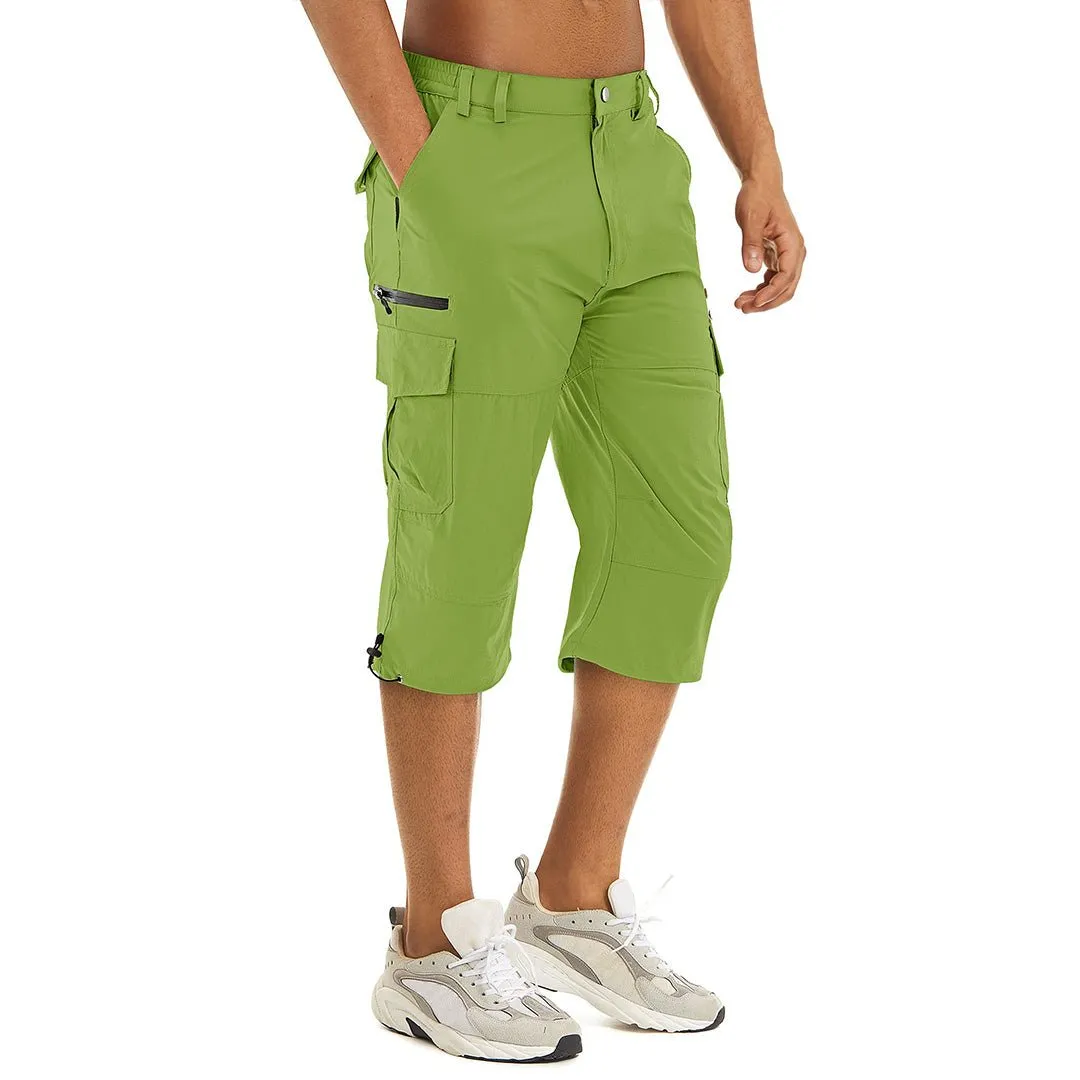 Logan - Men's Hiking Shorts 3/4 Quick-Dry Cargo Shorts