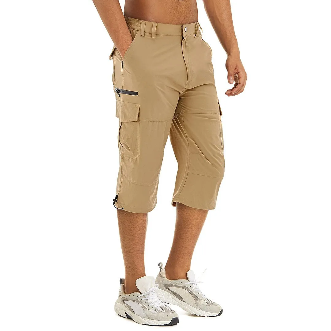 Logan - Men's Hiking Shorts 3/4 Quick-Dry Cargo Shorts
