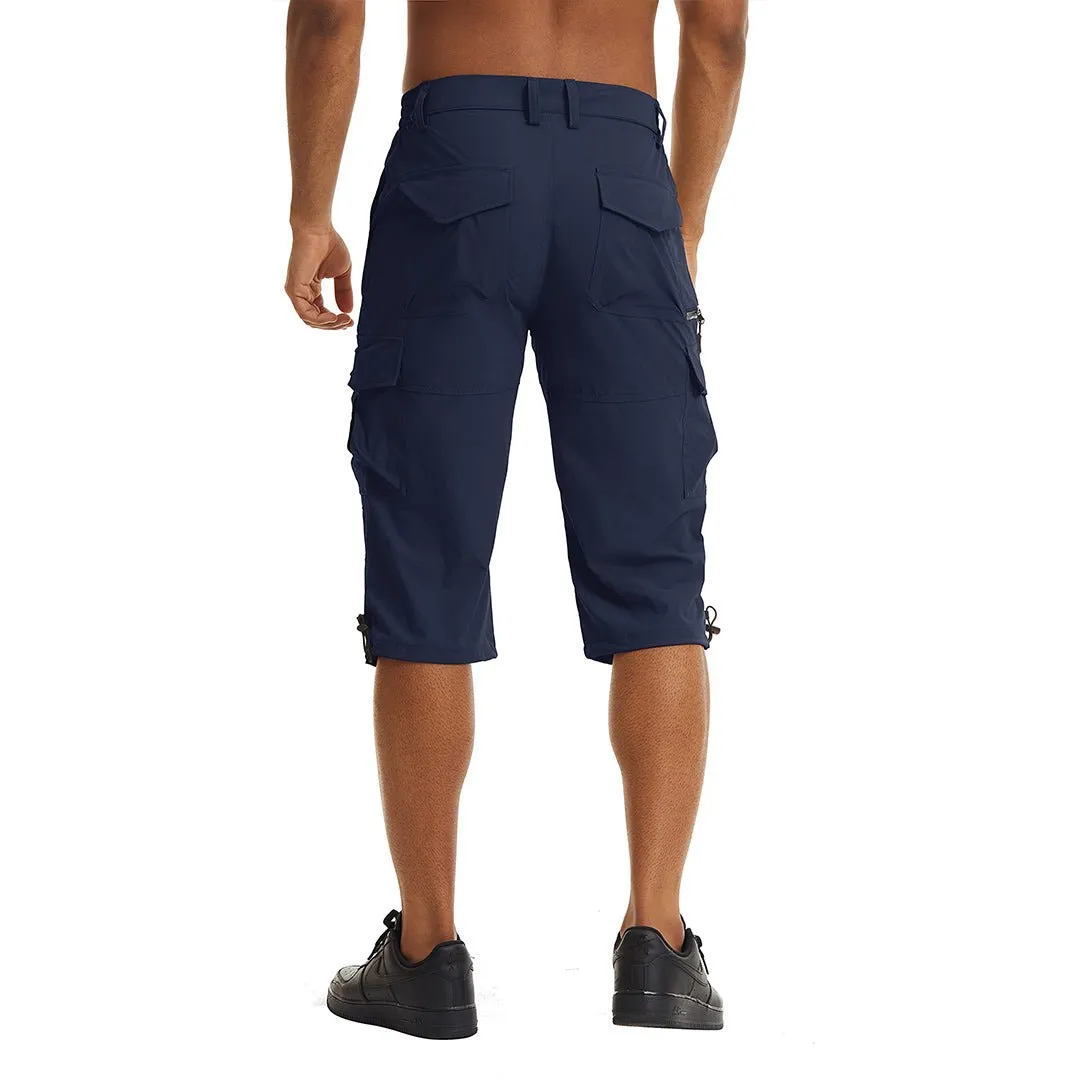 Logan - Men's Hiking Shorts 3/4 Quick-Dry Cargo Shorts
