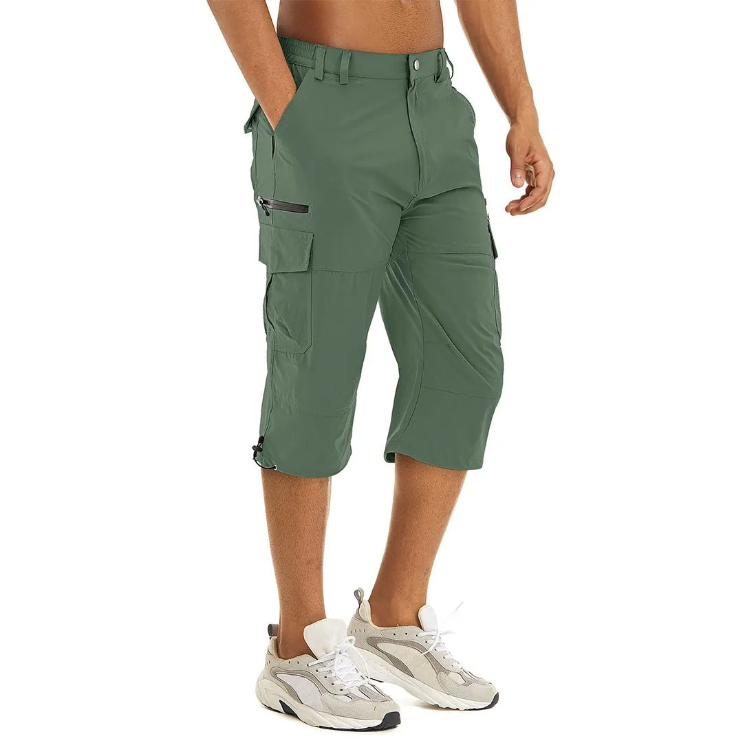 Logan - Men's Hiking Shorts 3/4 Quick-Dry Cargo Shorts