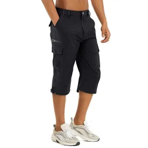 Logan - Men's Hiking Shorts 3/4 Quick-Dry Cargo Shorts