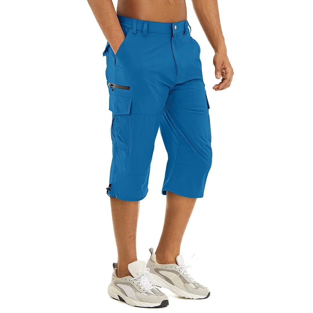 Logan - Men's Hiking Shorts 3/4 Quick-Dry Cargo Shorts