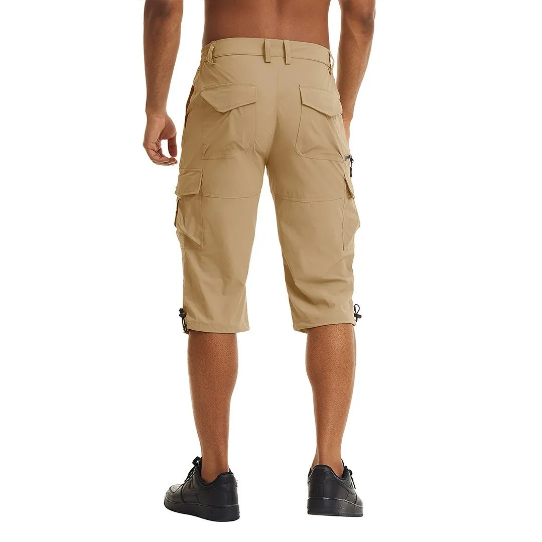 Logan - Men's Hiking Shorts 3/4 Quick-Dry Cargo Shorts