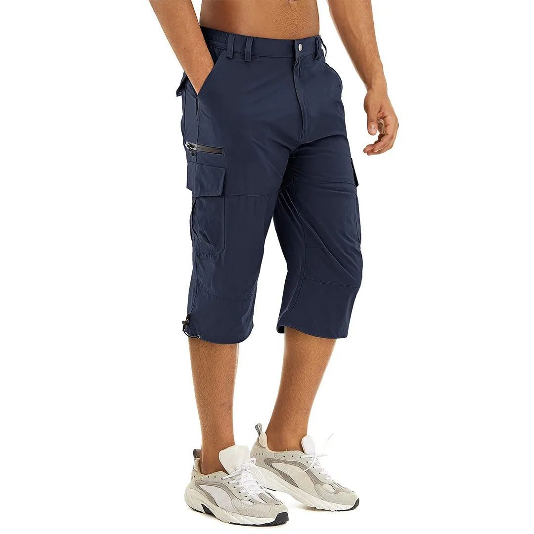 Logan - Men's Hiking Shorts 3/4 Quick-Dry Cargo Shorts